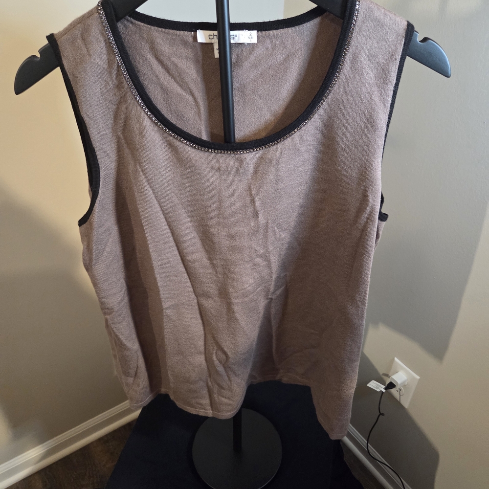 Chico's Women's Brown Tank Top